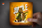 Flyer Jungle Party, a Flyer Template by MonkeyBOX (Thumbnail 3 of 3)