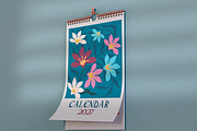 2027 Floral Calendar Template Vector, a Stationery Template by Peacock_design (Thumbnail 3 of 15)