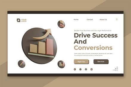 Business Landing Page, a Websites & App Template by Artnivora.Std