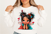 Valentines Fairy Clipart, an Illustration by Craft Nest (Thumbnail 7 of 11)