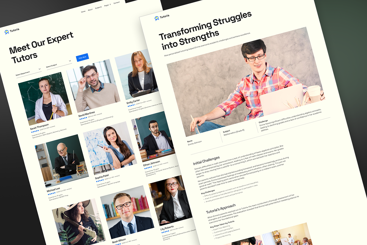 Tutoria - Education Website Template, a HTML Template by TNCFlow (Photo 4 of 5)