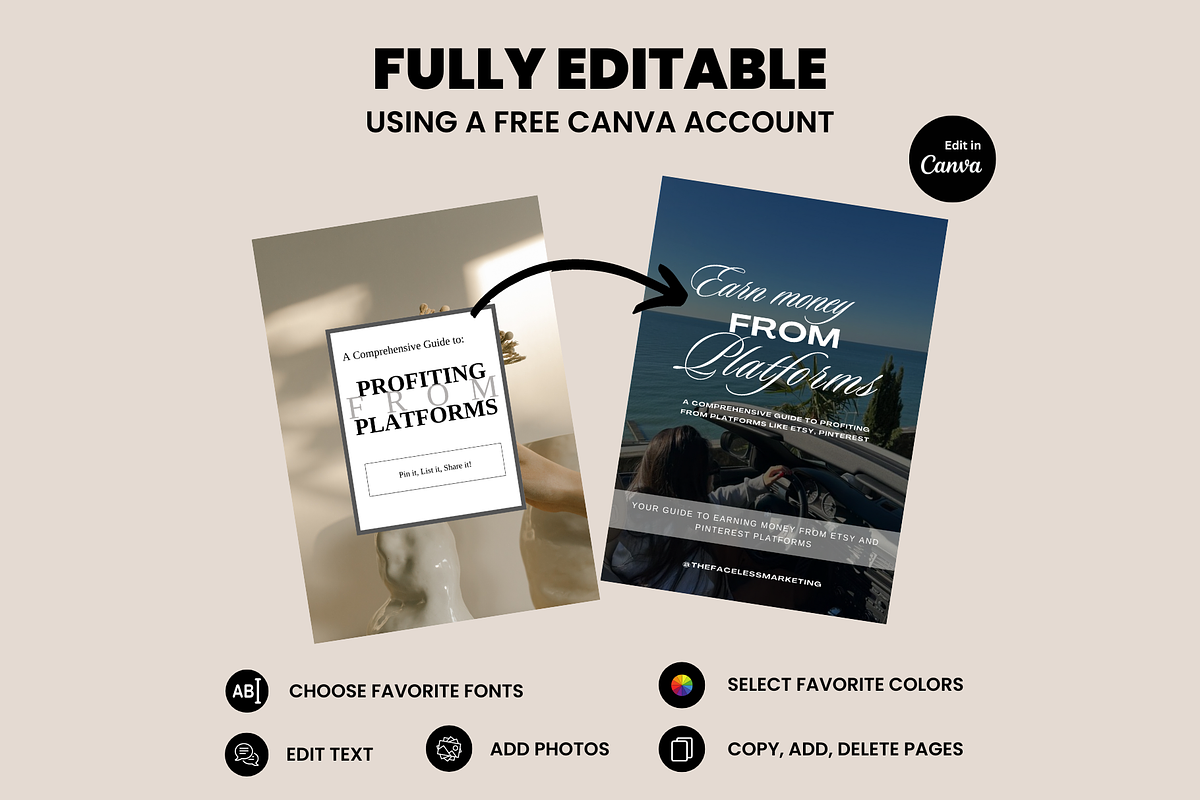 PLR Canva Training Course MRR, a Marketing Template by Design By Hira (Photo 8 of 9)