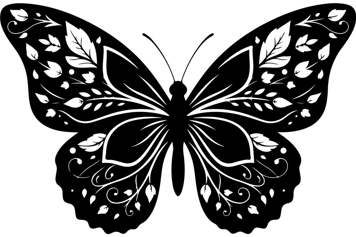 Decorative Butterfly Silhouette, an Object Graphic by Creativeshirt (Photo 7 of 16)