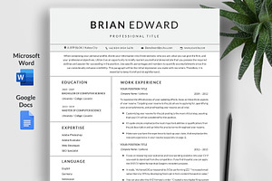 Executive Resume/CV Template