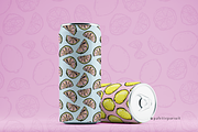 Brushed lemons vector pattern set, a Pattern Graphic by Palette Pursuit (Thumbnail 7 of 12)