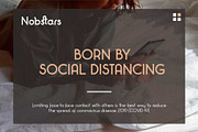 Nobstars, a Sans Serif Font by 24Design Studios (Thumbnail 6 of 9)