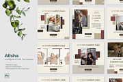 Alisha - Instagram Post Template, a Social Media Template by MuSan (Thumbnail 1 of 4)