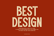 Stencil Bickors Font, a Sans Serif Font by QR Design Studio (Thumbnail 3 of 7)