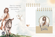 Jesus watercolor clipart, an Illustration by Tita Creative Studio (Thumbnail 3 of 7)