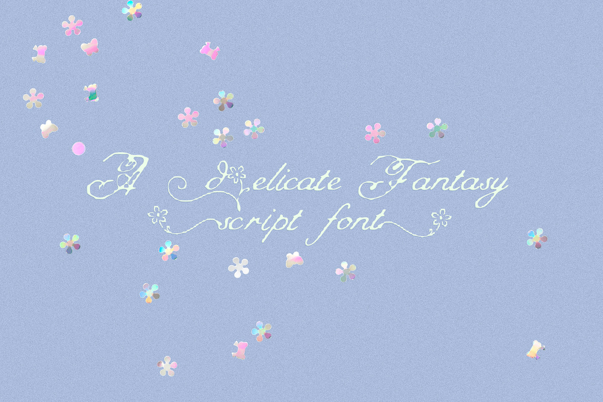 Fairy Garden - Fantasy Script Font