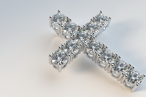 Diamond Cross With Hidden Loop