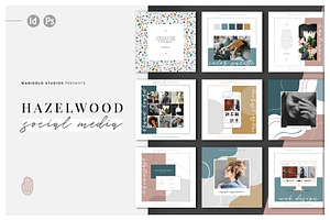 HAZELWOOD | Social Pack | Psd & Indd