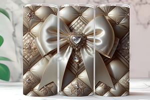 Luxury Glam Bling Coquette Tumbler, a Background Photo by LamanAzalea