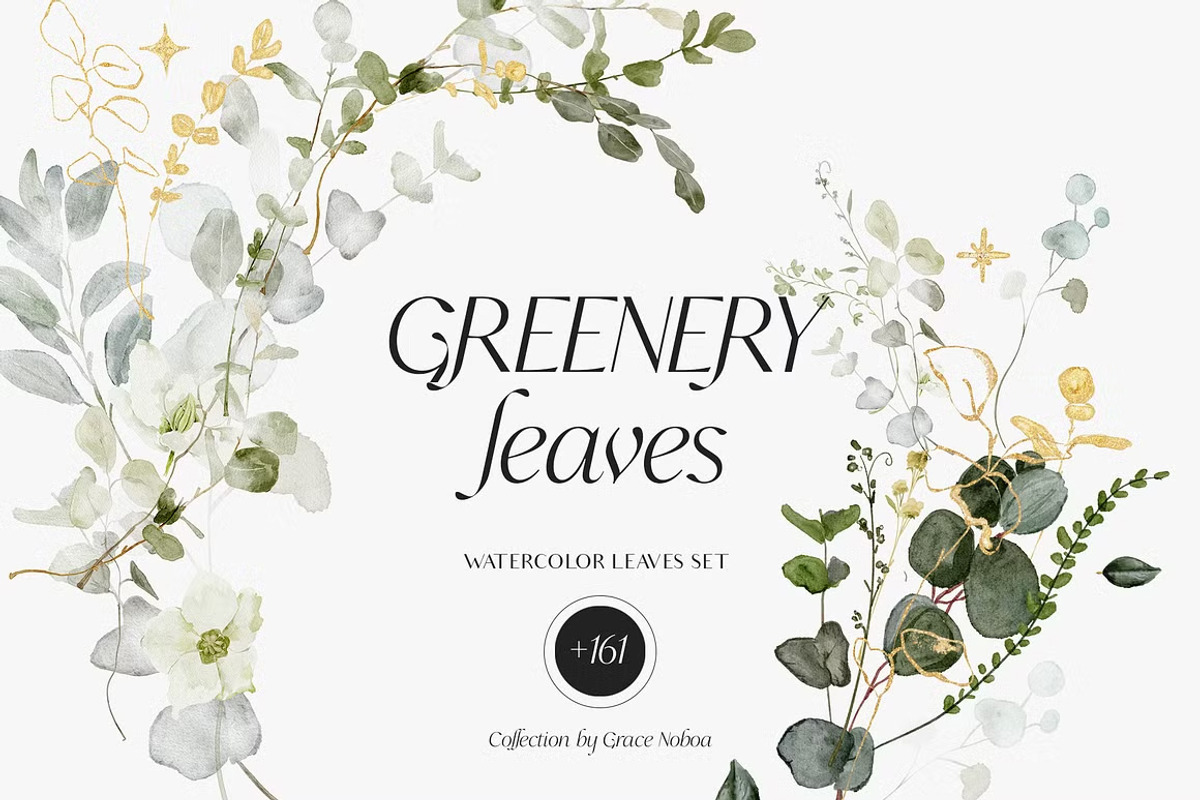 Watercolor Florals Graphics bundle, a Decorative Illustration by Grace Noboa Illustrations (Photo 20 of 20)