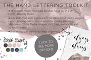 Procreate Hand Lettering Toolkit, a Brush Add-On by Honey & Jazz Co. (Thumbnail 2 of 16)