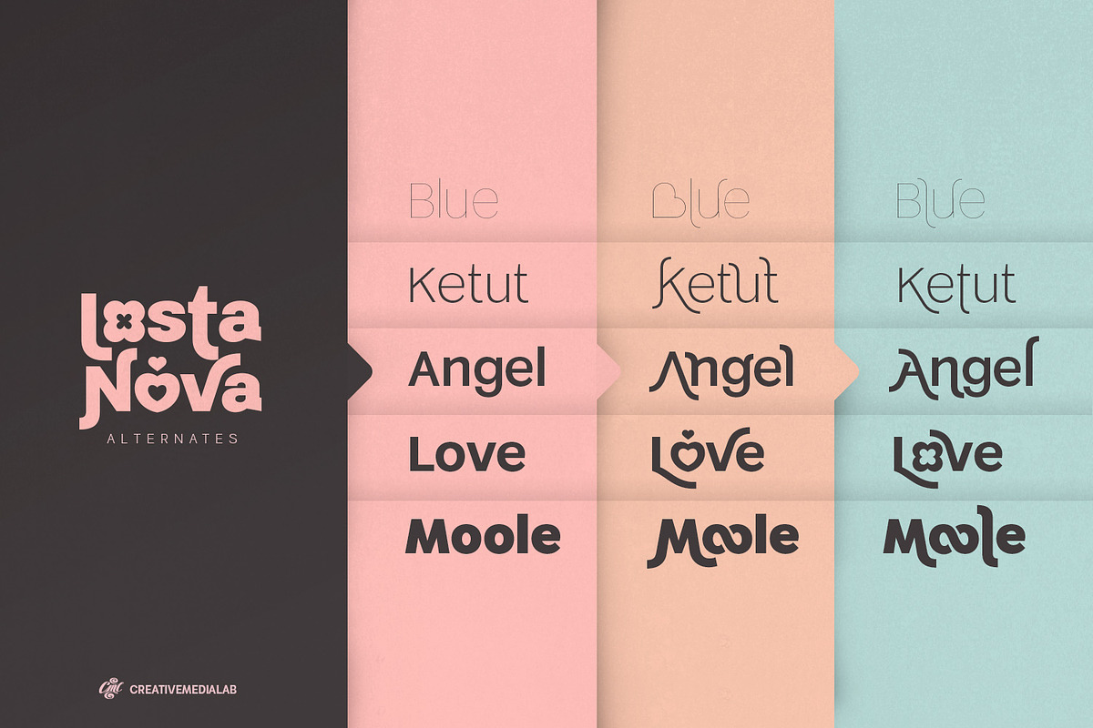 Losta Nova - Lovely Sans Serif, a Sans Serif Font by creativemedialab (Photo 16 of 19)
