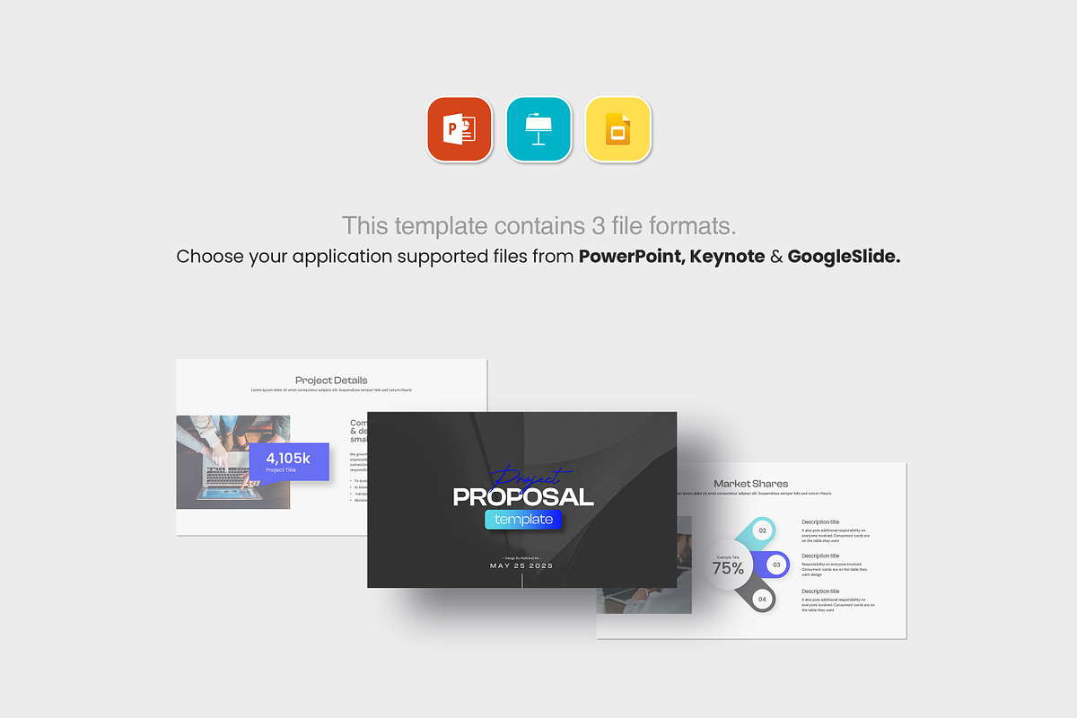 Proposal Presentation Template, a Presentation Template by SlideStock (Photo 2 of 10)