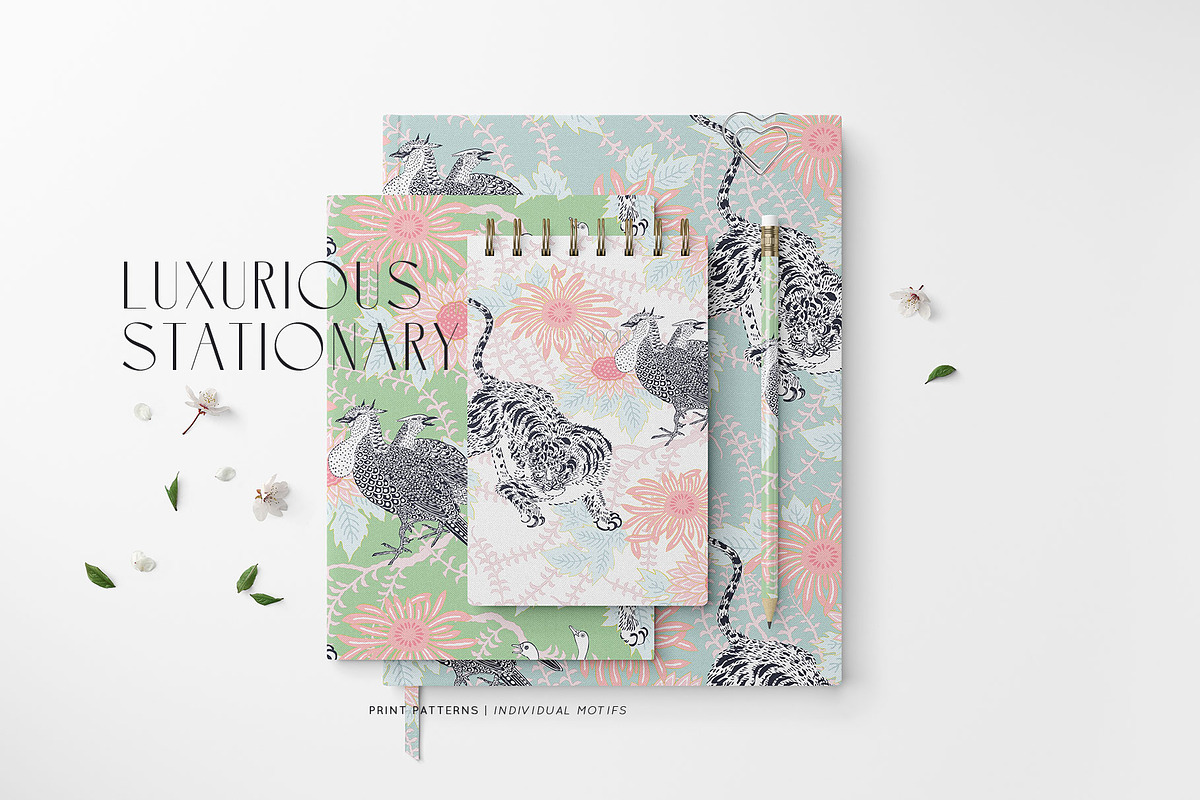 Kento Vector Prints & Motifs, a Pattern Graphic by Pink Linen (Photo 11 of 12)