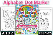 Alphabet Dot Marker Coloring, a Decorative Illustration by Design Station (Thumbnail 1 of 7)