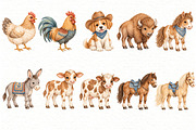Little Cowboy Clipart Bundle, a Person Illustration by Villa 11 Estudio (Thumbnail 3 of 8)