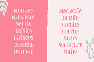 Floralista Font