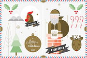 Christmas Postcard Elements, an Illustration by this is awsm (Thumbnail 1 of 2)