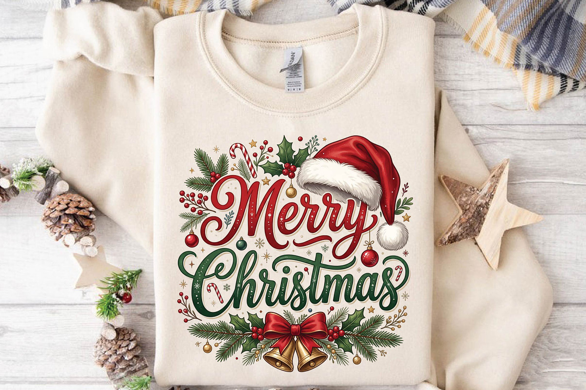 Merry Christmas PNG, Christmas PNG, a Seasonal Illustration by DreamPrint404 (Photo 6 of 6)