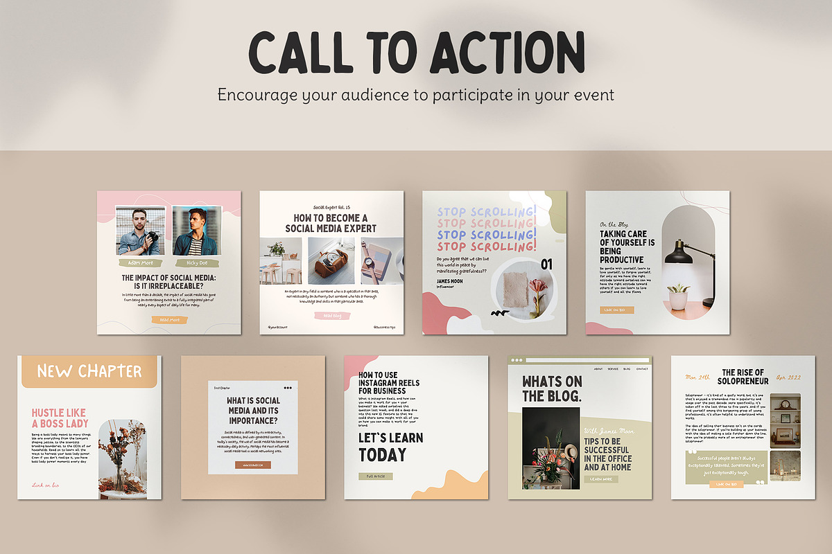 Instagram Engagement Booster Creator, a Social Media Template by Analogi Studio (Photo 11 of 27)