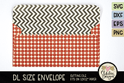 Slimline DL Envelope SVG Cut File, an Invitation Template by Clikchic Designs (Thumbnail 3 of 4)