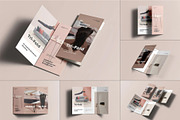 Tri-Fold DL Brochure Mock-up, an Advertising Mockup by zippypixelstudio (Thumbnail 1 of 16)