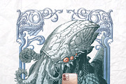 #Cthulhu with iPhone, an Illustration by inshader (Thumbnail 1 of 6)