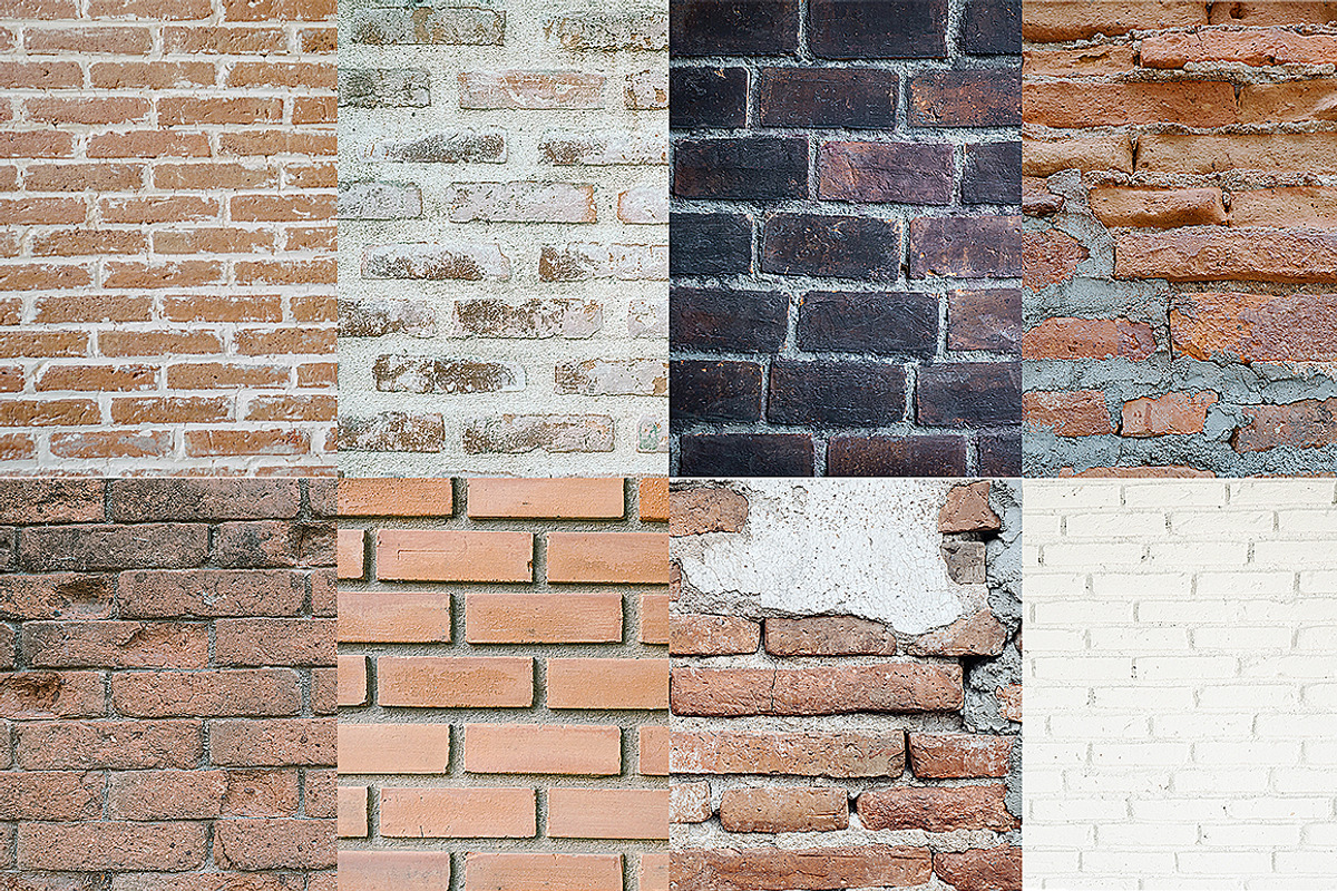 8 Brick wall texture selected, a Texture Graphic by photo3idea (Photo 2 of 5)