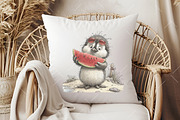 Whimsical Summer Sea Animals Clipart, an Illustration by OK Design (Thumbnail 5 of 6)