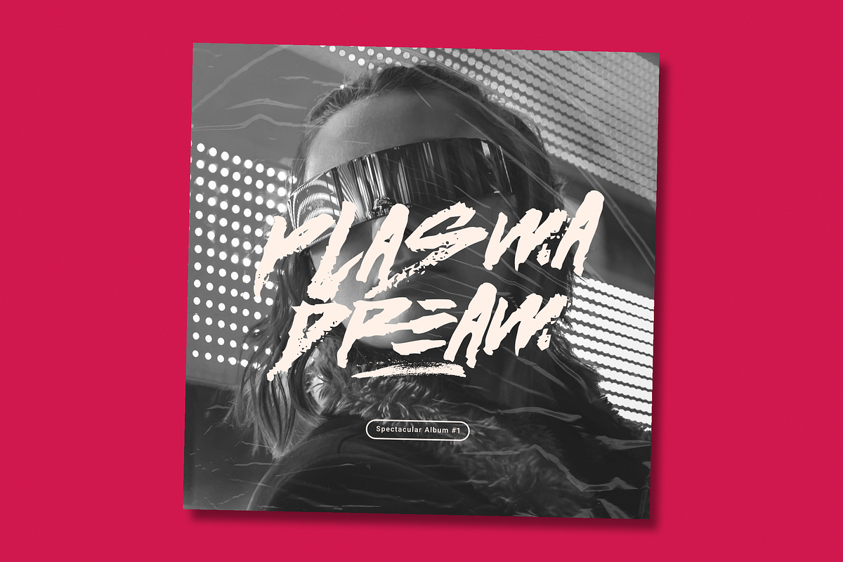 Stroke | Cyber Brush Font, a Handwritten Font by Ardana Creative (Photo 10 of 14)