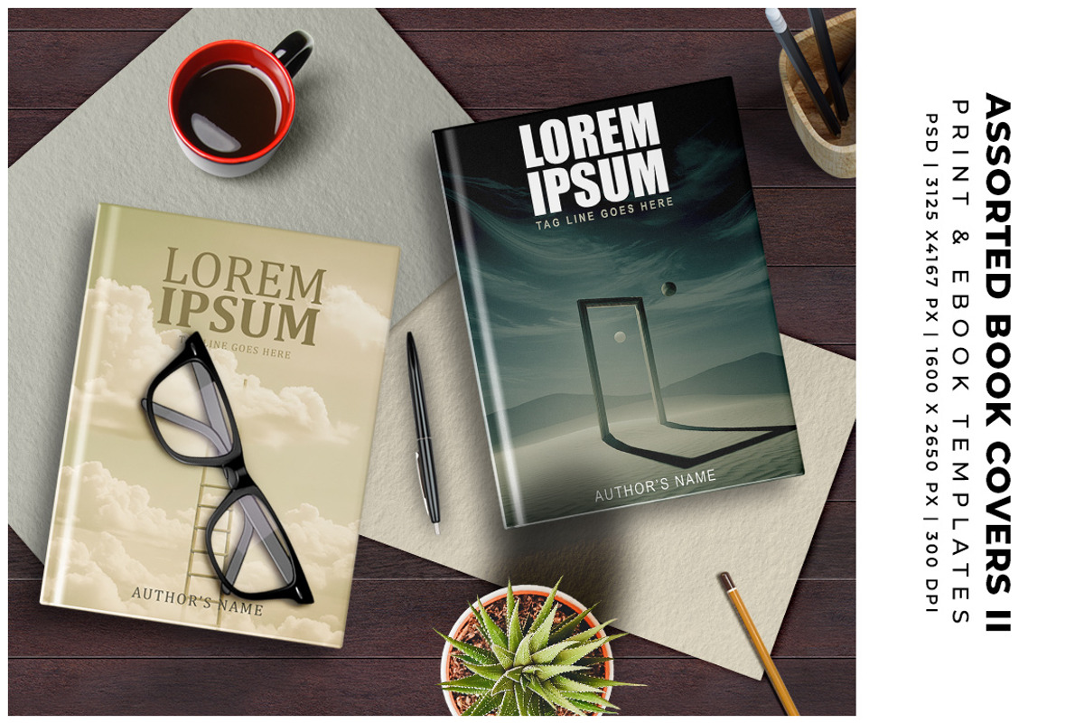 Assorted Book Covers Templates II preview 5