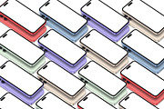 3D iPhone Presentation Mock-Up 15, an iPhone Mockup by Graphicsworld125 (Thumbnail 2 of 7)
