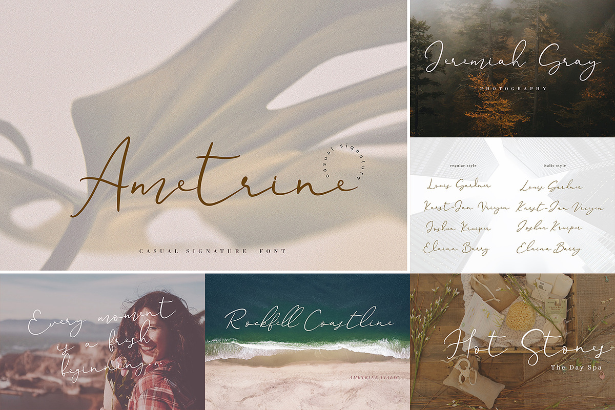 The Modern Calligraphy Font Bundle, a Script Font by Art pages (Photo 7 of 13)