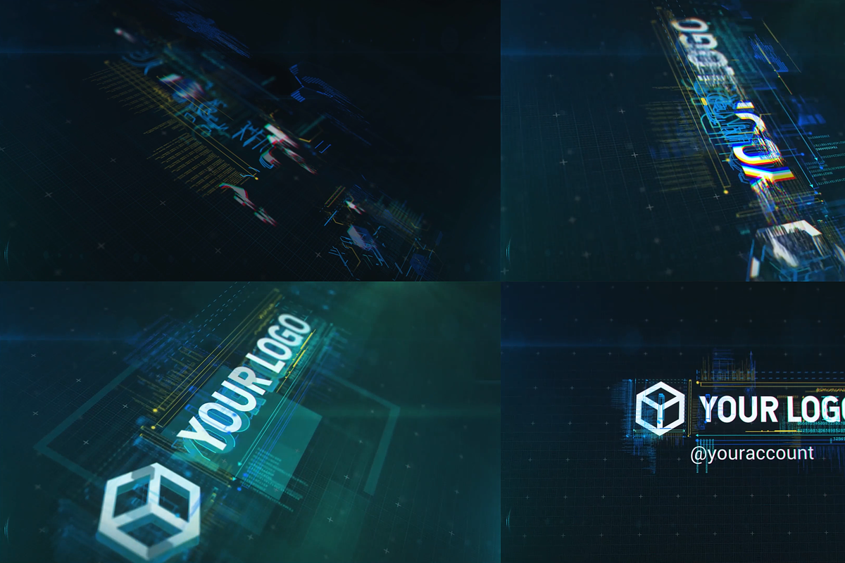High Tech Logo Reveal After Effects