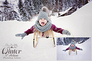 Winter Actions for Photoshop preview 4