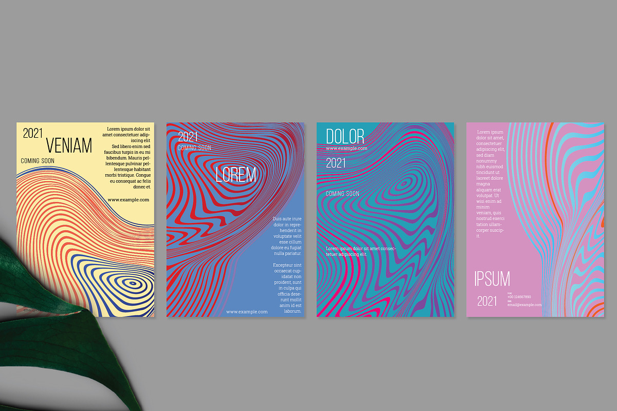 Flyer template A4 Marble Abstract, a Flyer Template by Zebra-Finch (Photo 2 of 2)