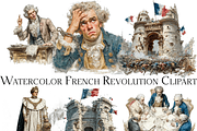 Watercolor French Revolution Clipart, an Object Graphic by ArtisticTimberStudio (Thumbnail 2 of 2)