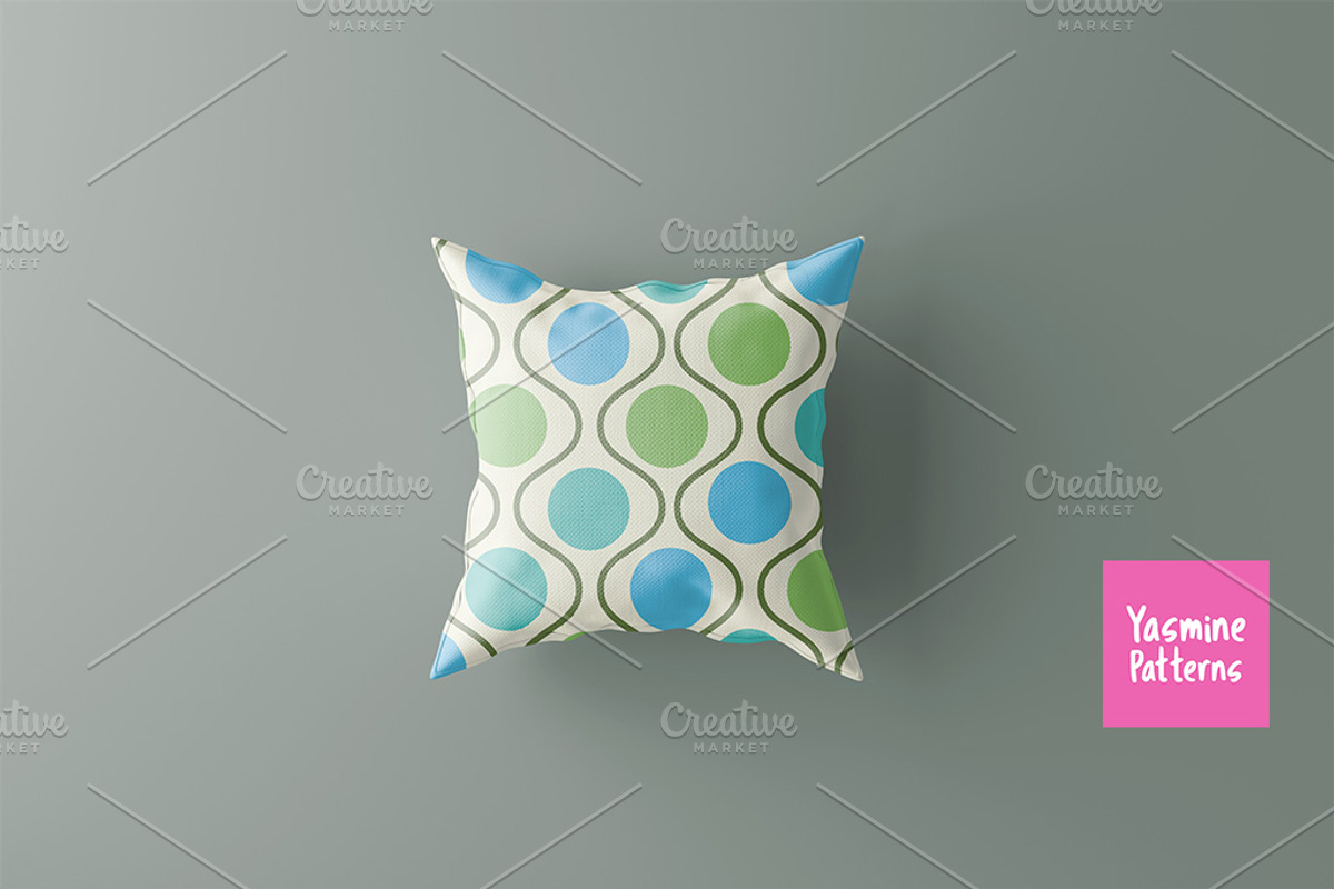 Mid Century Circles 10 Patterns, a Pattern Graphic by Yasmine Patterns (Photo 4 of 7)