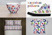 Little monster bitmap color font, a Font by Malena (Thumbnail 7 of 9)
