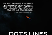 Dots Lines. Display font, 8 styles., a Font by lisa_kalev (Thumbnail 7 of 11)
