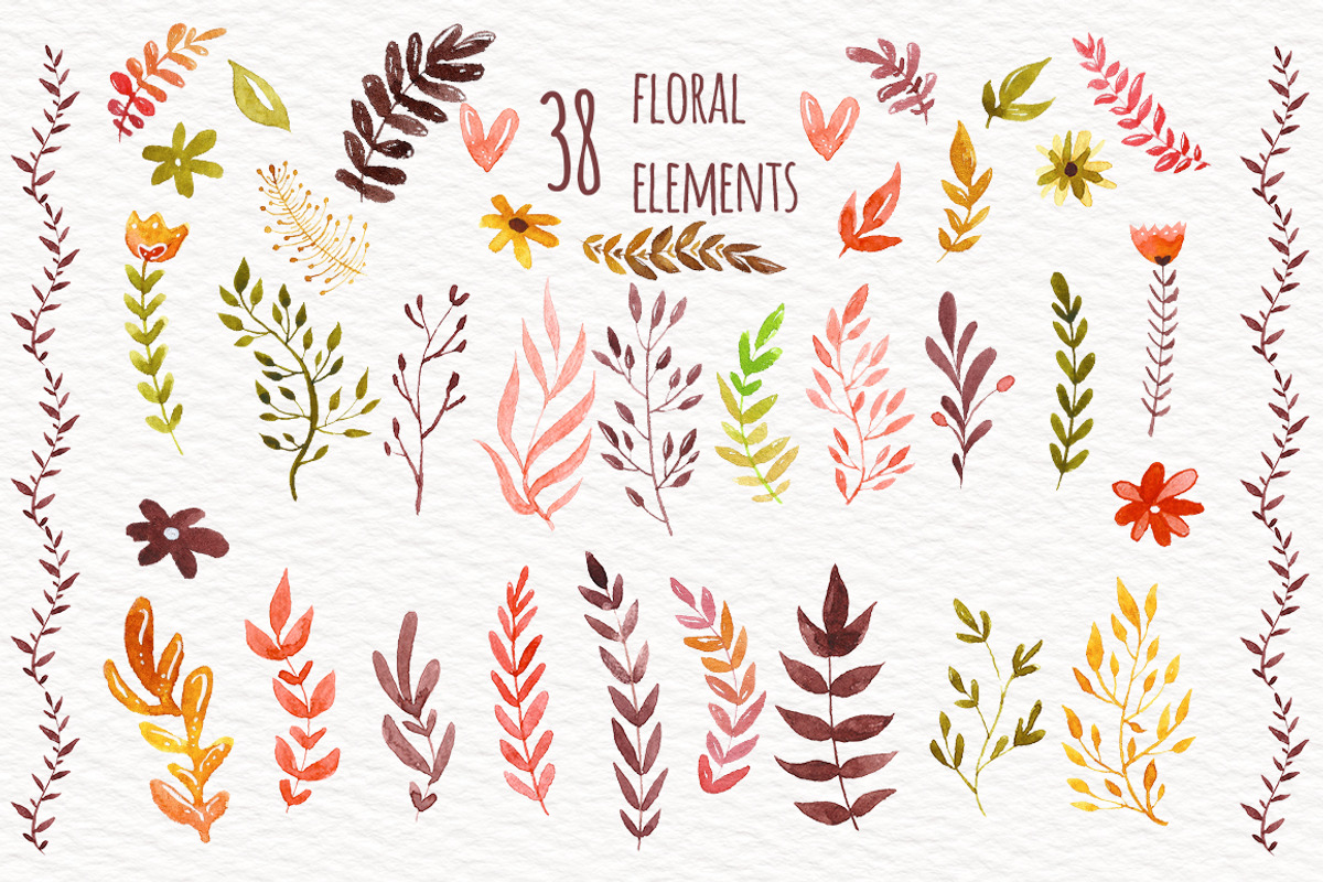 Watercolor sweets and flowers, a Food Illustration by talloshau's illustrations (Photo 4 of 8)