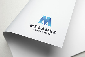 Modern Geometric Letter M Logo, a Branding & Logo Template by Design_Planet