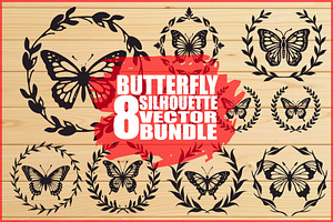 Butterfly Design Bundle, an Illustration by Creativeshirt