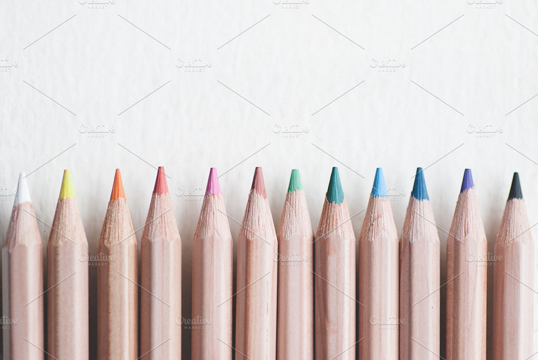 Art Pencils in a Row Photo, an Arts & Entertainment Photo by Alicia Youngken Photo's