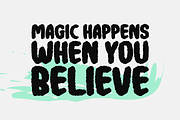 Make Magic Typeface, a Handwritten Font by Seemly Fonts (Thumbnail 4 of 6)