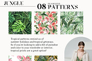 Jungle Paradise Pink Tropical Floral, a Decorative Illustration by Catch the Dream Art (Thumbnail 14 of 17)